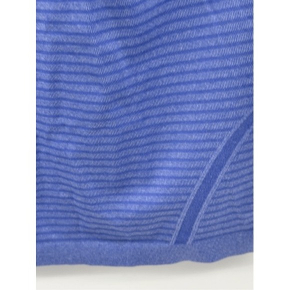 Lululemon Top Swiftly Tech Long Sleeve Women Size 10 Blue Long Sleeve Workout - Picture 9 of 13